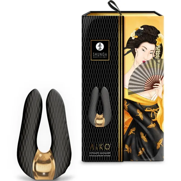 Aiko Intimmassager Schwarz von Shunga Toys | Fesselliebe.de