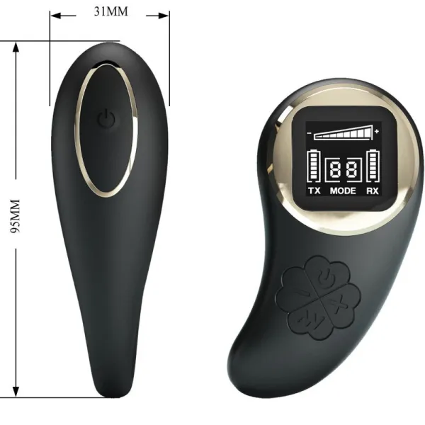 Nathan Double Pleasure Vibrator mit Fernbedienung von Pretty Love C-Type | Fesselliebe.de