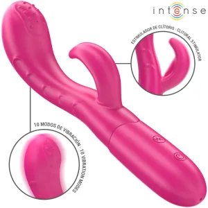 Amara Vibrator mit Stimulierender Zunge 10 Vibrationen Rosa von Intense Fun | Fesselliebe.de