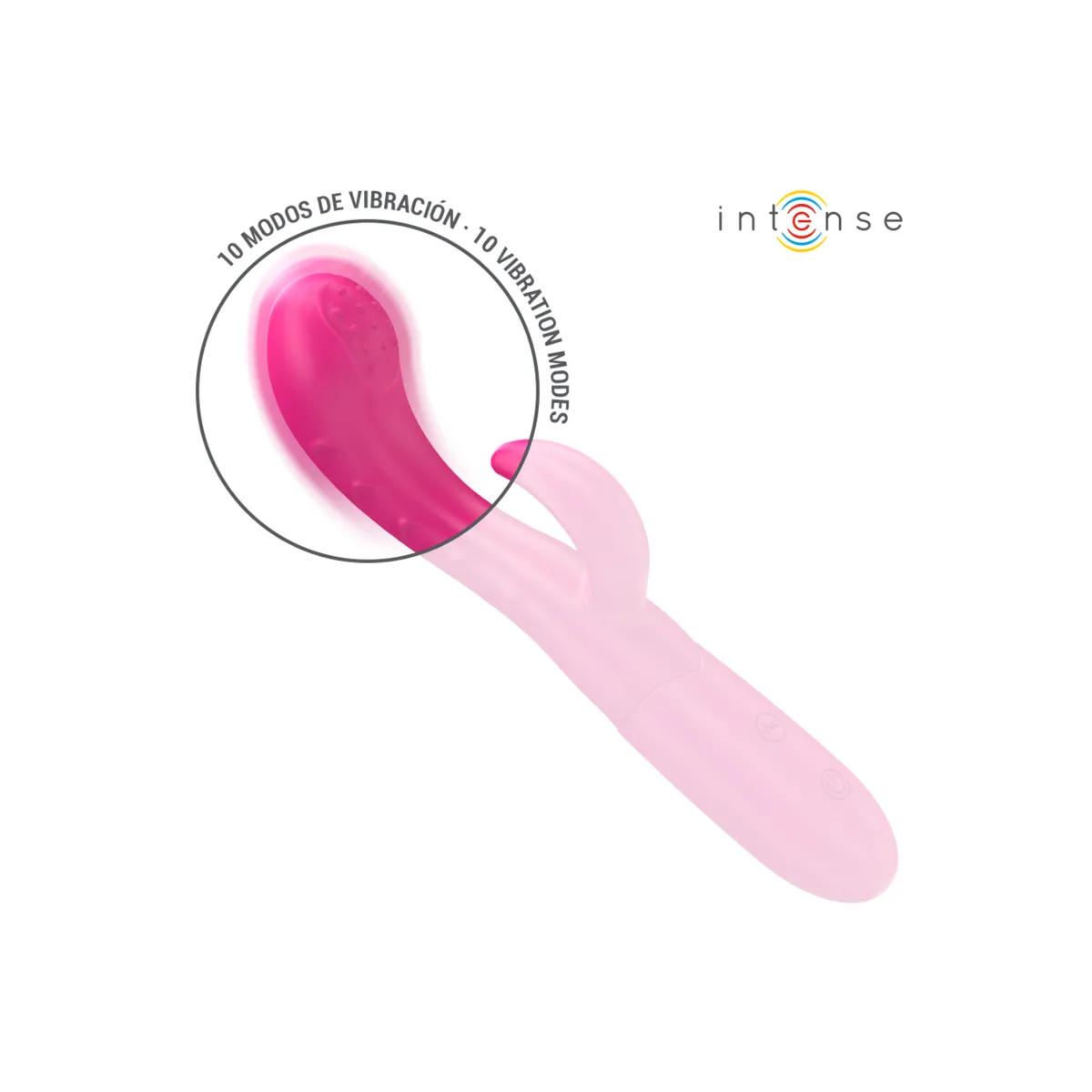 Amara Vibrator mit Stimulierender Zunge 10 Vibrationen Rosa von Intense Fun | Fesselliebe.de