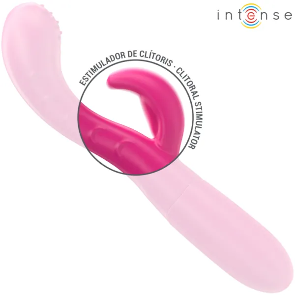 Amara Vibrator mit Stimulierender Zunge 10 Vibrationen Rosa von Intense Fun | Fesselliebe.de