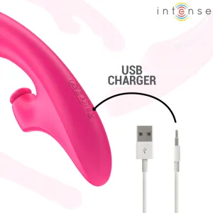 Emi Vibrator 13,5 cm Multifunktion 3 In 1 10 Vibrationen Rosa von Intense Fun