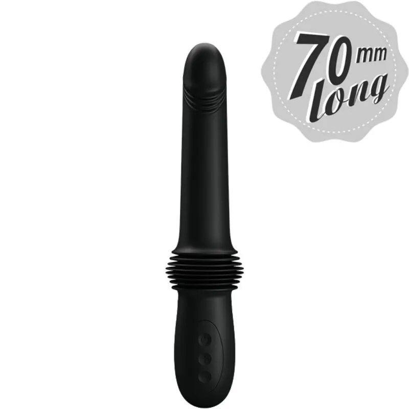 Pazuzu Vibrator 3 Stossmodi Schwarz von Pretty Love | Fesselliebe.de