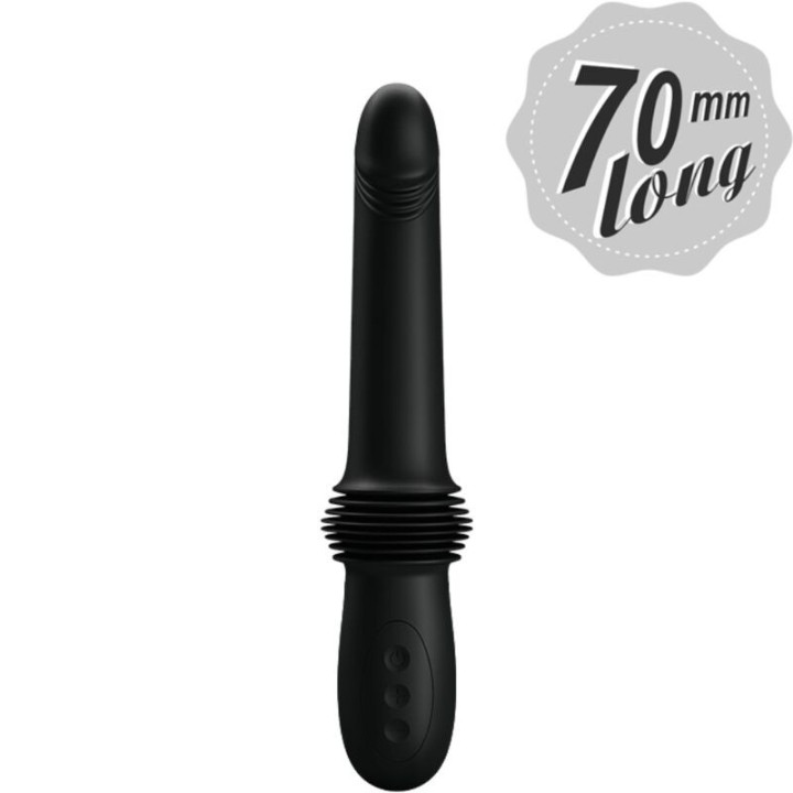 Pazuzu Vibrator 3 Stossmodi Schwarz von Pretty Love | Fesselliebe.de