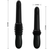 Pazuzu Vibrator 3 Stossmodi Schwarz von Pretty Love | Fesselliebe.de