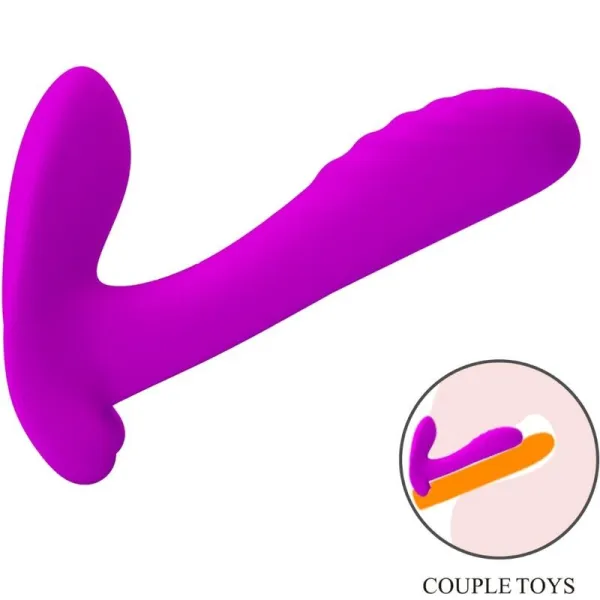 Massager & Vibrator 12 Vibrationen mit Fernbedienung Lila von Pretty Love | Fesselliebe.de