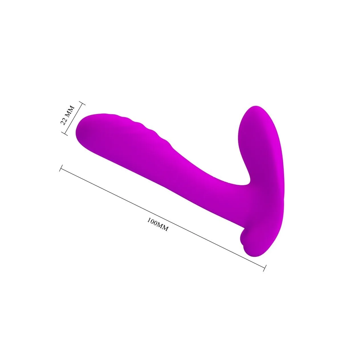 Massager & Vibrator 12 Vibrationen mit Fernbedienung Lila von Pretty Love | Fesselliebe.de