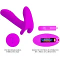 Massager & Vibrator 12 Vibrationen mit Fernbedienung Lila von Pretty Love