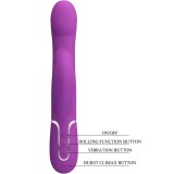 4 In 1 Multifunktionsvibrator & Stimulator Lila von Pretty Love | Fesselliebe.de