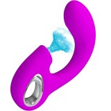 Sibel Sibel G-Spot Vibrator + Klitoris-Stimulator 10 Vibrationen Lila von Pretty Love | Fesselliebe.de