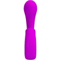 Sibel Sibel G-Spot Vibrator + Klitoris-Stimulator 10 Vibrationen Lila von Pretty Love