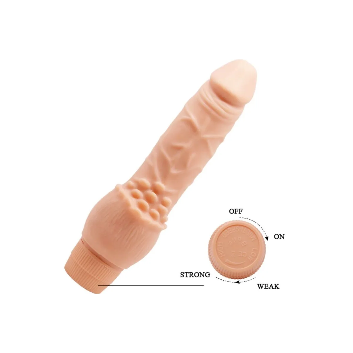 Barbara Realistischer Vibrator 19,5 cm Haut von Baile | Fesselliebe.de