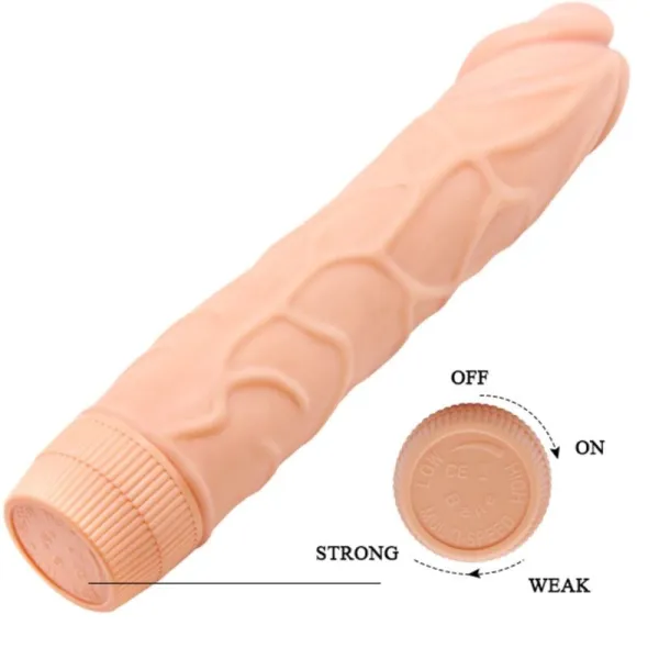Bob Realistischer Vibrator 22,5 cm Hautfarbe von Baile | Fesselliebe.de
