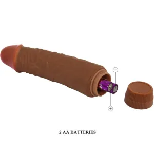Jeff Realistischer Vibrator 19,5 cm Mulatte von Baile