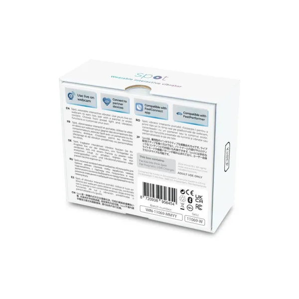 Spot Kiss Me U-Förmiger Vibrator Rosa von Kiiroo | Fesselliebe.de