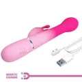 Dejon 3 In 1 Multifunktions-Rabbit-Vibrator Rosa von Pretty Love