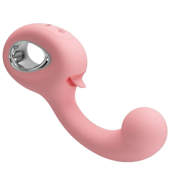 Erynnyes G-Spot Vibrator + Klitoris-Stimulator 10 Vibrationen Rosa von Pretty Love Smart | Fesselliebe.de