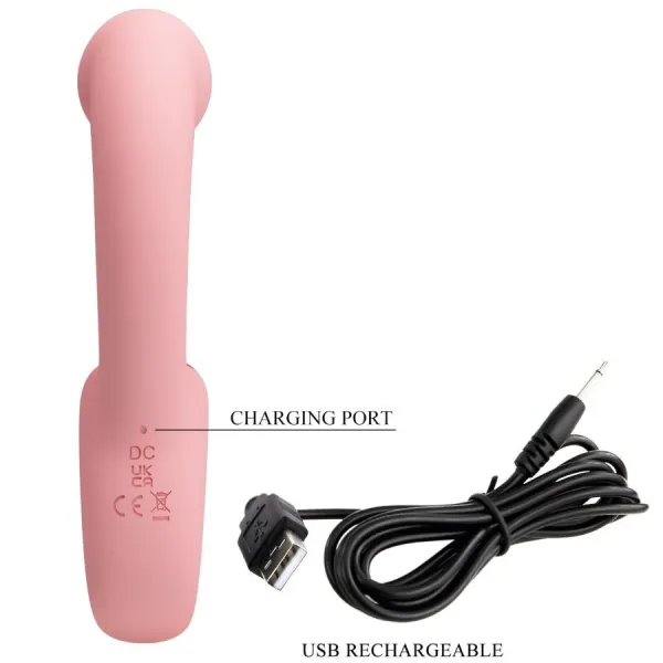 Erynnyes G-Spot Vibrator + Klitoris-Stimulator 10 Vibrationen Rosa von Pretty Love Smart | Fesselliebe.de
