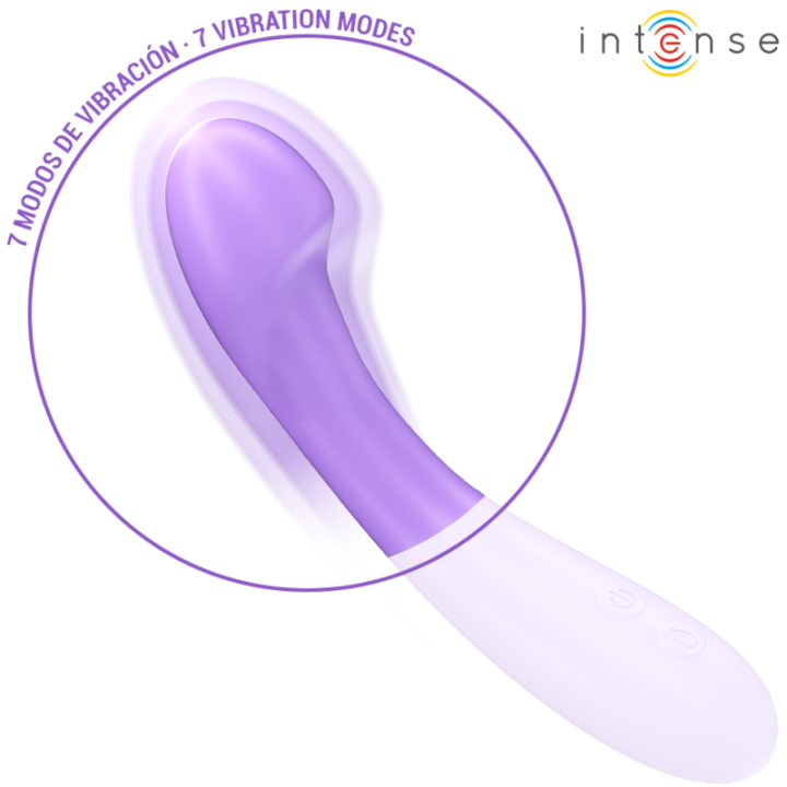 Becky Vibrator 19 cm Heizbar 7 Vibrationen Lila von Intense Fun | Fesselliebe.de