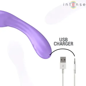 Becky Vibrator 19 cm Heizbar 7 Vibrationen Lila von Intense Fun