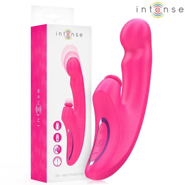 Emi Vibrator 13,5 cm Multifunktion 3 In 1 10 Vibrationen Rosa von Intense Fun | Fesselliebe.de