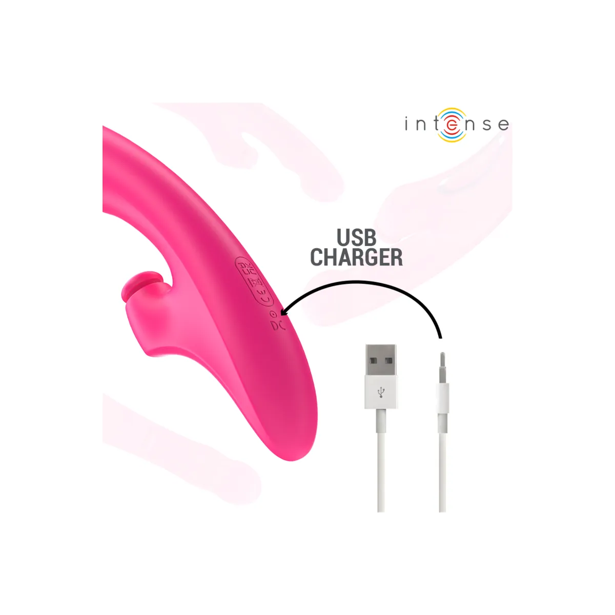 Emi Vibrator 13,5 cm Multifunktion 3 In 1 10 Vibrationen Rosa von Intense Fun | Fesselliebe.de