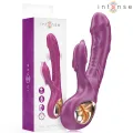Halle Multifunktionsvibrator mit Delfin-Stimulierender Zunge Lila von Intense Fun