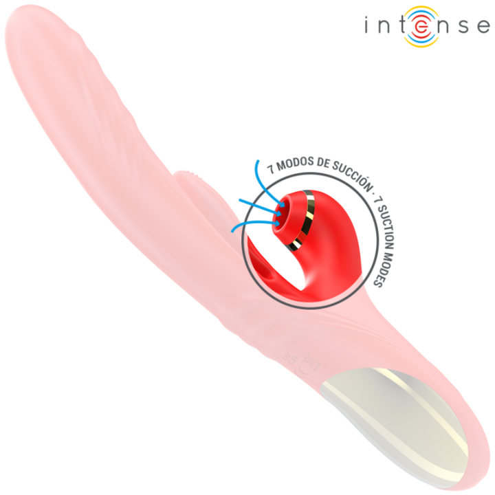 Karol Multifunktionsvibrator Stoss & Stimulation & Stimulierende Wellen Rot von Intense Fun | Fesselliebe.de