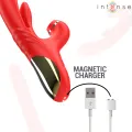 Karol Multifunktionsvibrator Stoss & Stimulation & Stimulierende Wellen Rot von Intense Fun