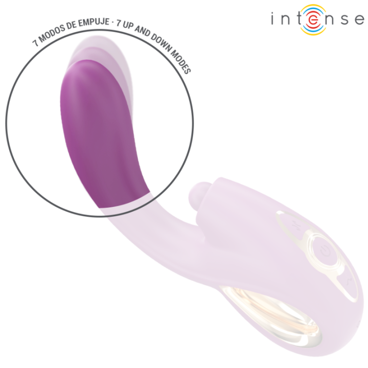 Lali Multifunktions-G-Punkt-Vibrator Tapping & Stoss & Vibration Lila von Intense Fun | Fesselliebe.de