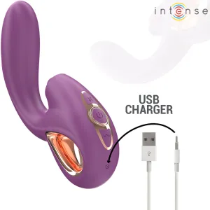 Lali Multifunktions-G-Punkt-Vibrator Tapping & Stoss & Vibration Lila von Intense Fun