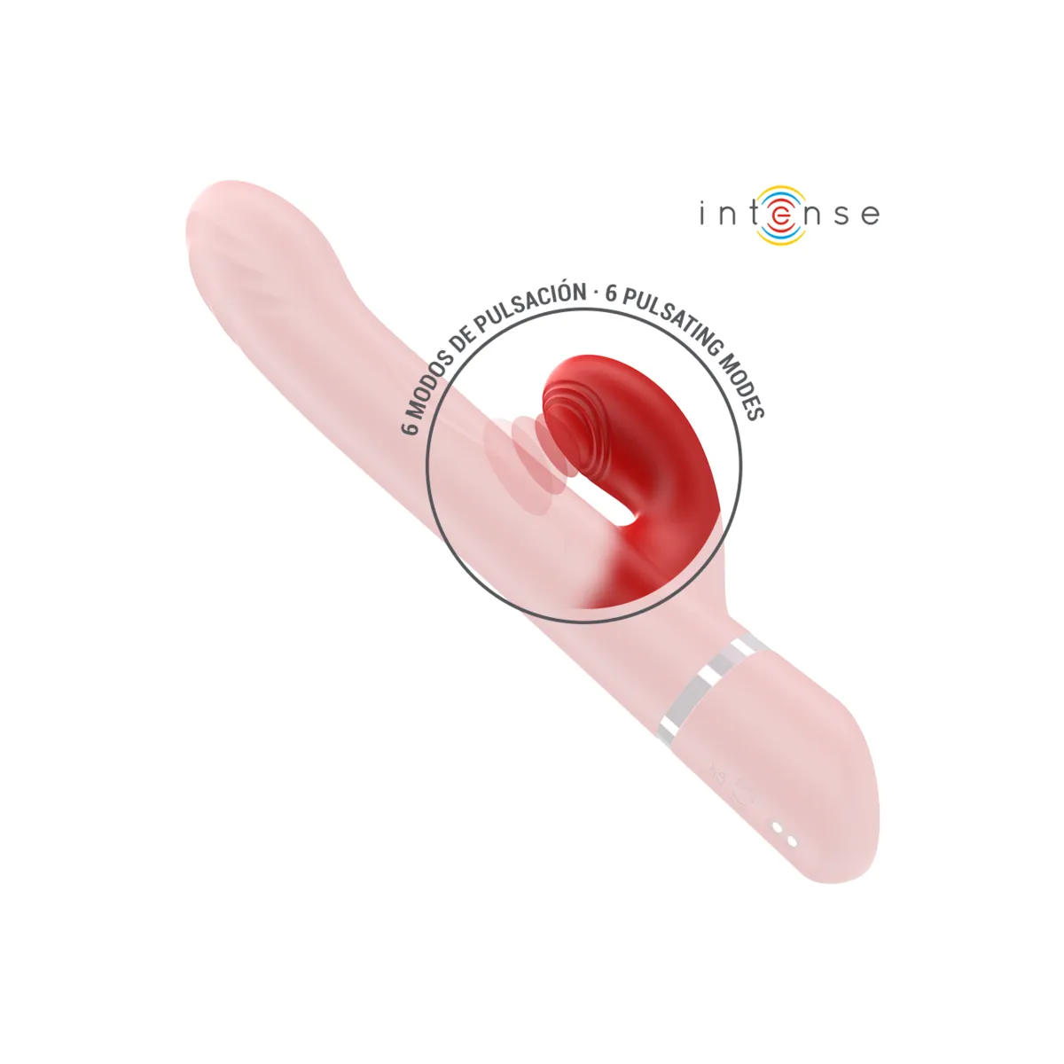 Lele Multifunktionsvibrator Rotierend & Oszillation & Stimulation Rot von Intense Fun | Fesselliebe.de