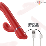 Lele Multifunktionsvibrator Rotierend & Oszillation & Stimulation Rot von Intense Fun | Fesselliebe.de