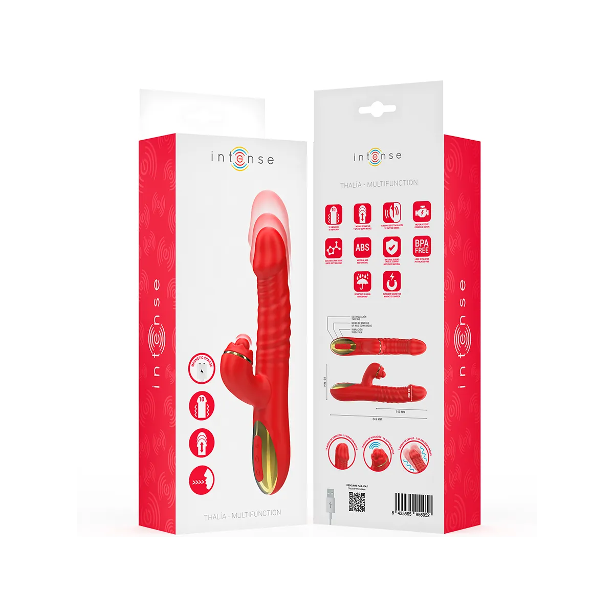 Thalia Vibration & Stoss & Tapping Red von Intense Fun | Fesselliebe.de