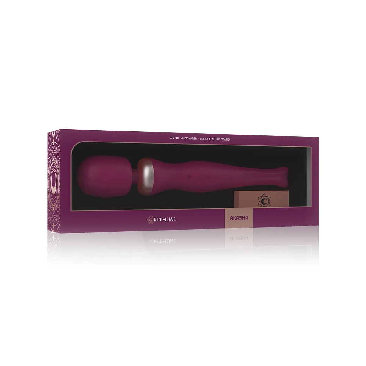 Leistungsstarker wiederaufladbarer Akasha - Wand 2,0 Orchidee von Rithual | Fesselliebe.de