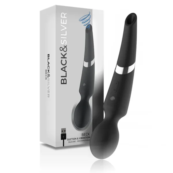 Beck Stab und Saugnapf 2 In 1 Silikon von Black&Silver | Fesselliebe.de