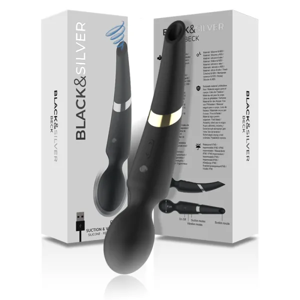 Beck Stab und Saugnapf 2 In 1 Silikon von Black&Silver | Fesselliebe.de