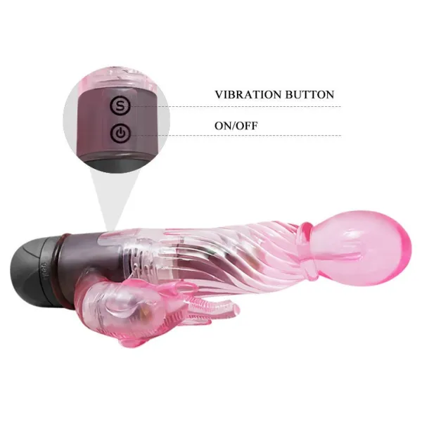 Geben Sie Ihnen eine Art Liebhabervibrator mit Rosa Rabbit 10 Modi von Baile Vibrators | Fesselliebe.de