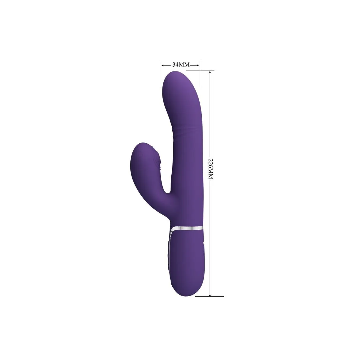 Multifunktions-G-Spot-Vibrator Lila von Pretty Love Flirtation | Fesselliebe.de