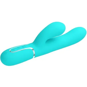 Multifunktions-G-Spot-Vibrator Aqua Grün von Pretty Love Flirtation | Fesselliebe.de