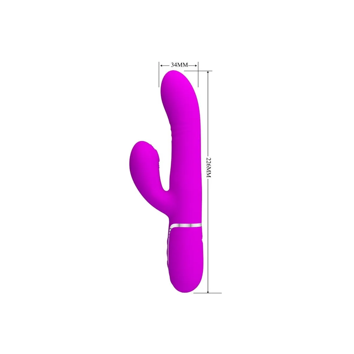 Multifunktions-G-Spot-Vibrator Fuchsia von Pretty Love Flirtation | Fesselliebe.de