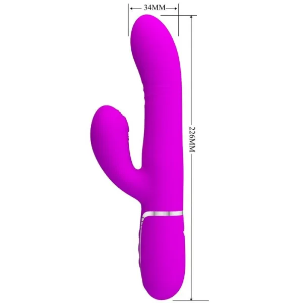Multifunktions-G-Spot-Vibrator Fuchsia von Pretty Love Flirtation | Fesselliebe.de