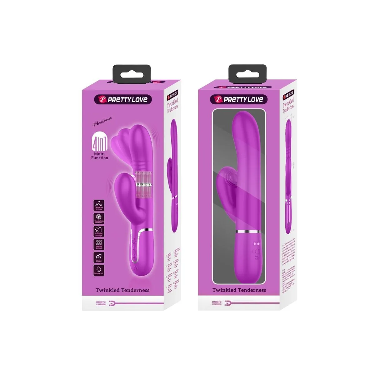 Multifunktions-G-Spot-Vibrator Fuchsia von Pretty Love Flirtation | Fesselliebe.de