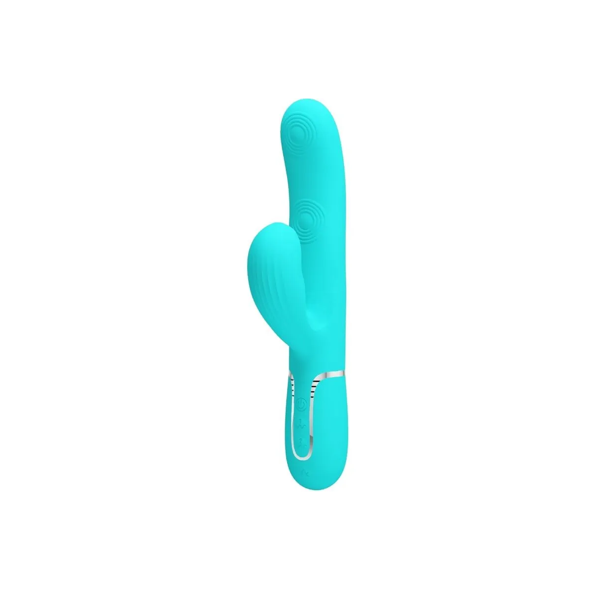Perlita Multifunktions-3-In-1-G-Punkt-Vibrator Aqua Grün von Pretty Love Flirtation | Fesselliebe.de