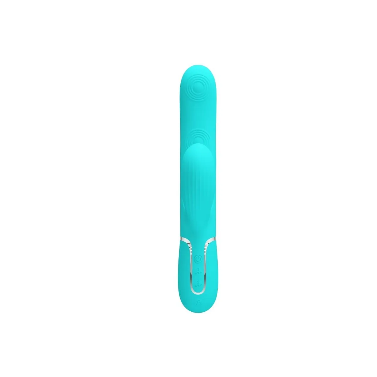 Perlita Multifunktions-3-In-1-G-Punkt-Vibrator Aqua Grün von Pretty Love Flirtation | Fesselliebe.de
