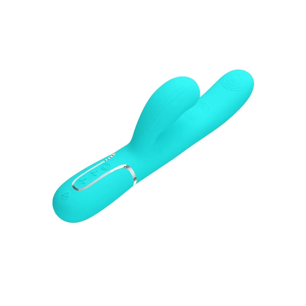 Perlita Multifunktions-3-In-1-G-Punkt-Vibrator Aqua Grün von Pretty Love Flirtation | Fesselliebe.de