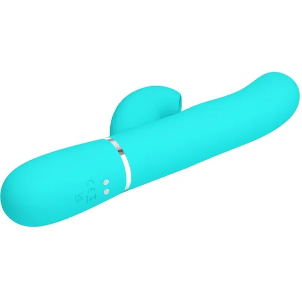 Perlita Multifunktions-3-In-1-G-Punkt-Vibrator Aqua Grün von Pretty Love Flirtation | Fesselliebe.de
