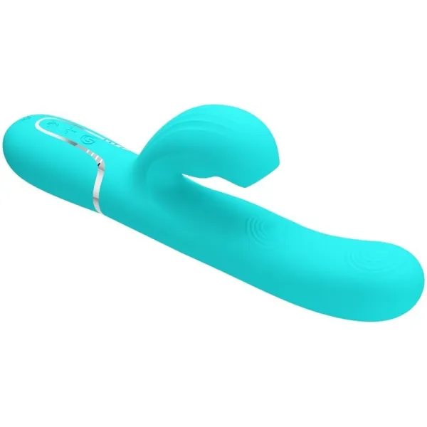 Perlita Multifunktions-3-In-1-G-Punkt-Vibrator Aqua Grün von Pretty Love Flirtation | Fesselliebe.de
