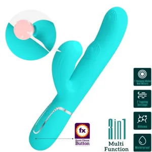 Perlita Multifunktions-3-In-1-G-Punkt-Vibrator Aqua Grün von Pretty Love Flirtation