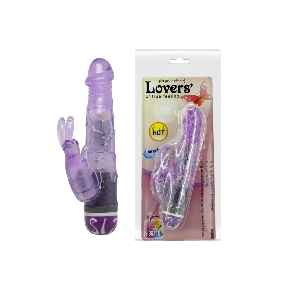 Multi Geschwindigkeit Vibratoren mit Flieder Rabbit von Baile Vibrators | Fesselliebe.de